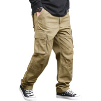 Lymio Men Cargo || Men Cargo Pants Cotton || Casual Cargos Pant (Cargo-48-Khakhi-3Xl)