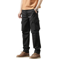 Lymio Cargo Pants For Men|| Cotton Cargo Pants For Men (Cargo-55-Black-4Xl)