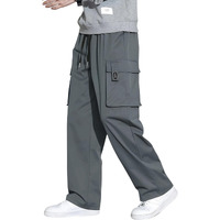 Lymio Cotton Cargo Pants For Men | Cargos For Men (Cargo 134 Grey-2Xl)