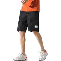 Lymio Men Shorts || Men Shorts Cotton || Men Shorts Casual (Short) (S, Black)