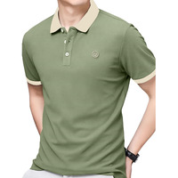 Lymio Men T-Shirt || T-Shirt For Men || Polo T Shirt (Polo-45-Pista-M) Green