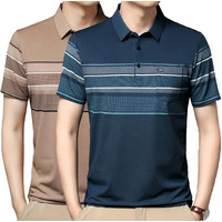Lymio Polo T Shirt For Men || Men Casual T-Shirt || Polo Available In Combo Pack Of 2 (Polo-60-62-Brown-Blue-L)