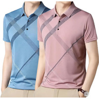 Lymio Polo T Shirt For Men || Men Casual T-Shirt || Polo Available In Combo Pack Of 2 (Polo-23-25-Pink-Skyblue-2Xl)