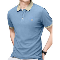 Lymio Men T-Shirt || T-Shirt For Men || Polo T Shirt (Polo-47-Skyblue-3Xl)