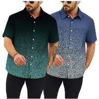 Lymio Casual Regular Fit Shirt For Men || Regular Fit || Stylish || Men Shirt (Available In Combo Packs) (Resort-Black-Blue-Blue-White-Xl)