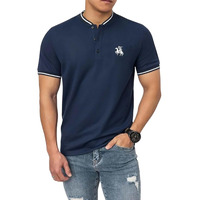Lymio Men T-Shirt || T-Shirt For Men || Polo T Shirt (Polo-07-Navyblue-S)