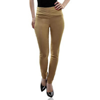 Miss Chase Women's Beige Slim Fit Leggings