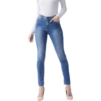 Miss Chase Women's Skinny Fit High Rise Regular Length Denim Stretchable (Plus Size) Jeans (Mcss19Den08-27-402-32, Blue, 32)