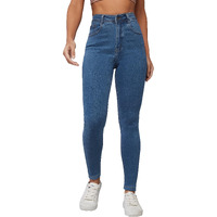 Miss Chase Women's Skinny Fit High/Mid Rise Regular Length Stretchable Denim Jeans (Mcss21Den99-38-54-32, Sky Blue, 32)