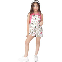 Naughty Ninos Girl's Regular Fit Overalls (Nn00100Drs_White_11-12 Years)