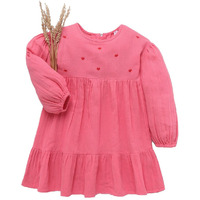 Naughty Ninos Girls Pink Cotton Flared Dress (Nn01055Drs_11-12 Years)