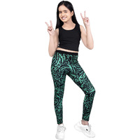 Naughty Ninos Girls Green Printed Jegging (Nn00079Jgg_6-8 Years)
