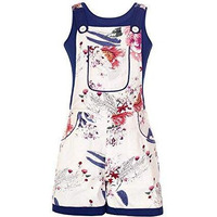 Naughty Ninos Girl's Regular Fit Overalls (Nn000324Drs_Multi_4-5 Years)
