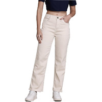 Nifty Women's Denim Straight Fit Boyfriend Jeans (1439_Creem_26_Cream_26)