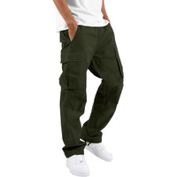 Noble Monk Men's Cargo Pant | Drawstring | Solid Cargo | Multi Pockets Trackpant
