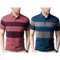 Nobel Monk Men's Regular Fit Polo T Shirt |Half Sleeves |Collar Tshirts |Casual T-Shirt For Men