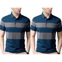Nobel Monk Men's Regular Fit Polo T Shirt |Half Sleeves |Collar Tshirts |Casual T-Shirt For Men
