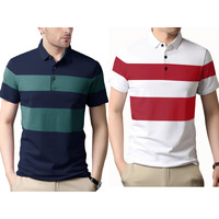 Nobel Monk Men's Regular Fit Polo T Shirt |Half Sleeves |Collar Tshirts |Casual T-Shirt For Men