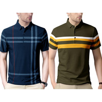 Noble Monk Men's (Combo Pack Of 2) -Regular Fit Polo T Shirt |Half Sleeves |Collar Tshirts |Casual Tshirt