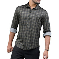 Nobel Monk Men's Full Sleeve Printed Casual Shirt |Regular Fit | Polo Shirt For Men