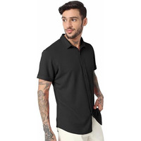 Nobel Monk Men's Solid Casual Shirt |Half Sleeve | Regular Fit |Stylish Shirt For Men Sky Blue