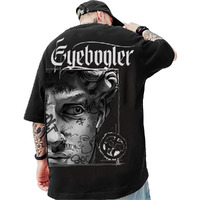 Noble Monk Loose Fit Back Printed Round Neck T-Shirt For Men