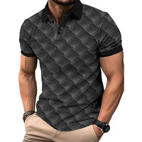 Noble Monk Men Ragular Polo Neck T-Shirts | Printed Tshirt For Men And Boys Black White