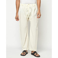 Fabindia Men's Relaxed Pants (101787902_Natural