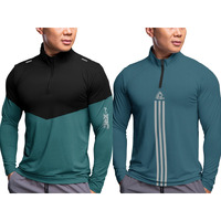 Noble Monk Men's Active Wear Regular Fit T Shirt |Full Sleeves |Casual T-Shirt For Men