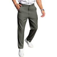 Noble Monk Formal Pants For Men | Stylish Regular Fit Men's Wear Trousers For Office Or Party | Solid Formal Regular Fit Trouser For Men's