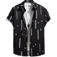 Flosive Casual Shirt For Men (S, Black)