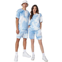 Greciilooks Spandex Mens Casual Lycra Regular Fit Casual Style Co-Ord Set (Blue, Xx-Large)
