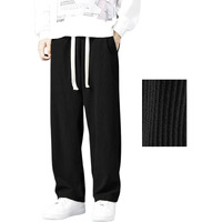 Greciilooks Casual Trousers Pants Black