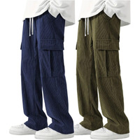 Greciilooks Cargo Joggers For Men  Cotton Loose Fit Utility Pants With 6 Pockets | Durable Outdoor & Hiking Trousers (Available In Plus Size And Combo Pack Of 2)