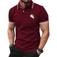 Greciilooks Men Poly Cotton Regular Men Tshirt Maroon M