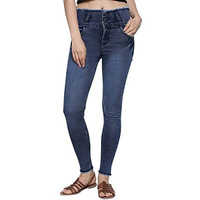 High Star Women's Slim Jeans (Wdfpr116_543_Blue