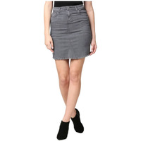 High Star Cotton A-Line Skirt Grey