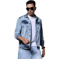 High Star Cotton Men's Full Length Jacket Hsmdjs1902_Hsd_Xl_Blue