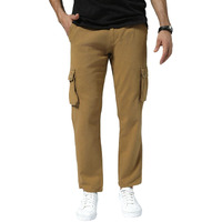 Hubberholme Men's Casual Trousers (Hh-8002-34, Brown, 34)