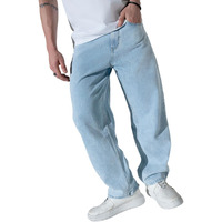 Hubberholme Men's Loose Fit Jeans (Blue, 34)