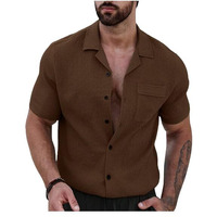 I Enterprise Men Stylish Shirt|| Regular Fit Shirt For Men|| Men Stylish Shirt || Men Printed Shirt || Oversized Shirts For Men|| Shirt For Men (Solid-Shirt)_Size:- X-Large Color_Brown