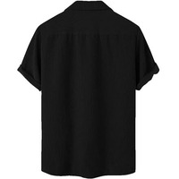 I Enterprise Men's & Boy's Shirts  Stylish Formal, Casual Fabric, Slim Fit & Regular Fit || Trendy Colors & Designs (Ds1_Sr126-M) Black