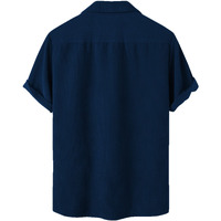 I Enterprise Men's & Boy's Shirts  Stylish Formal, Casual Fabric, Slim Fit & Regular Fit || Trendy Colors & Designs (Ds1_Sr127-Xl) Blue