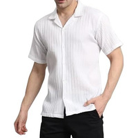 I Enterprise Men's & Boy's Shirts  Stylish Formal, Casual Fabric, Slim Fit & Regular Fit || Trendy Colors & Designs (Dm1_Sr106-Xl) White