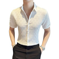 I Enterprise Men's & Boy's Shirts  Stylish Formal, Casual Fabric, Slim Fit & Regular Fit || Trendy Colors & Designs (Dm11_Sr86-Xl) White