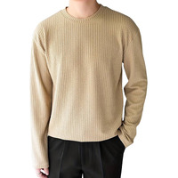 I Enterprise Men's & Boy's Full Sleeve T-Shirts, Trendy Designs, And Comfortable Fit || Casual, Sports, And Everyday Wear || Soft & Durable Fabric (Ds1_Sr94-Xl) Beige