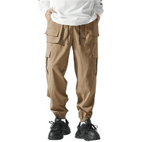 Indoprimo Men Cargo || Men Cargo Pants || Men Cargo Pants Cotton || Cargos For Men || Men Cargo Trouser - Paris (In, Alpha, M, Cream)