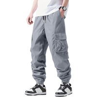 Indoprimo Men Cargo || Men Cargo Pants || Men Cargo Pants Cotton || Cargos For Men || Men Cargo Trouser (In, Alpha, 2Xl, Regular, Standard, Grey)
