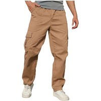 Indoprimo Men Cargo || Men Cargo Pants || Men Cargo Pants Cotton || Cargos For Men || Men Cargo Trouser || Trouser For Men - Zurich (In, Alpha, 2Xl, Khaki)