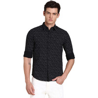 Dennis Lingo Black Men's Casual Shirt